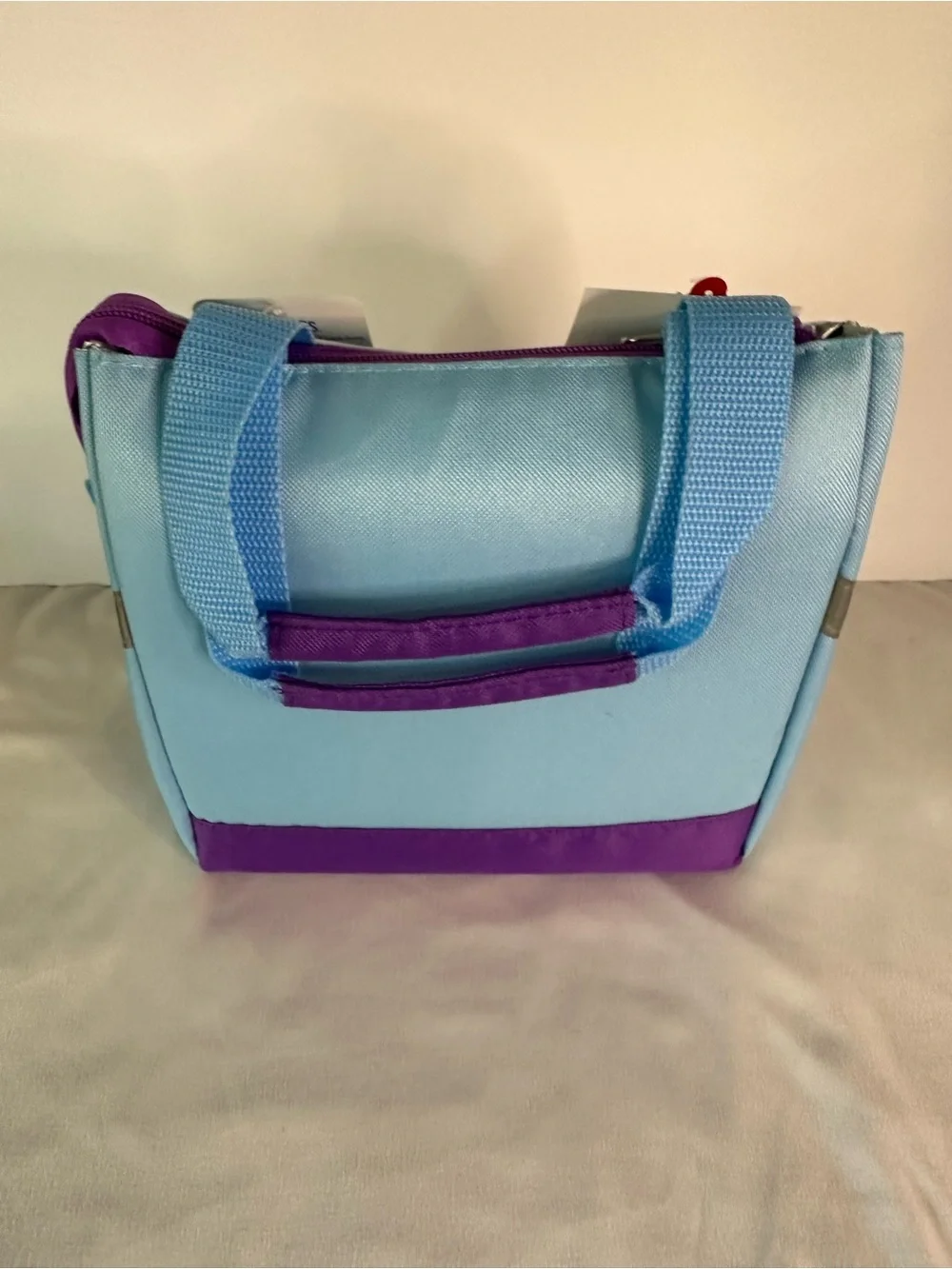 Disney Frozen Elsa & Anna Blue and Purple Kids Thermos Insulated Lunch Tote Bag